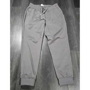 Burlebo Performance Jogger Pant Men S Gray Stretch Drawstring Sports Preppy